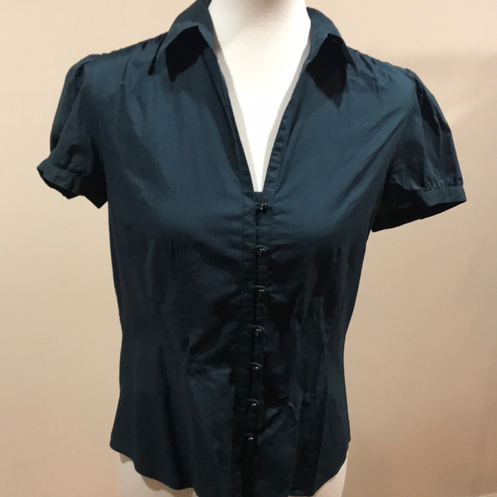 Ann Taylor deep blue business top